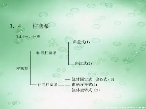 柱塞泵