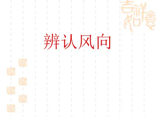 大象版三年级科学上册 《辨认风向》PPT课件