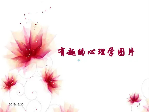 有趣的心理学图片PPT课件