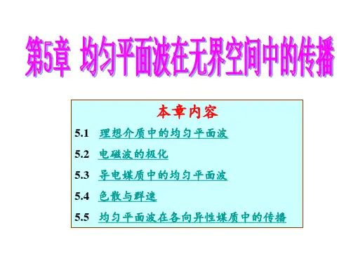 第5章-均匀平面波在无界空间中的传播PPT课件