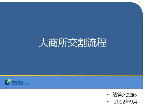 大商所交割流程PPT课件