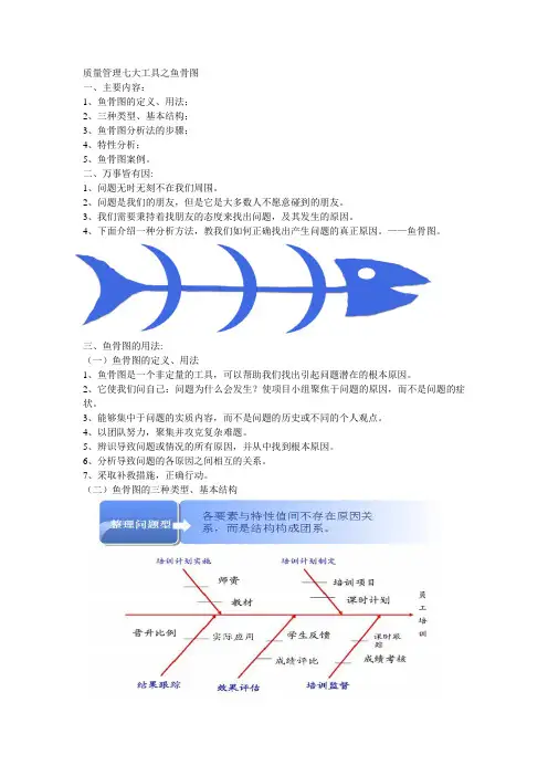 00质量管理七大工具之鱼骨图