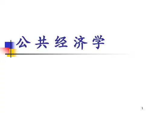 公共经济学·PPT课件