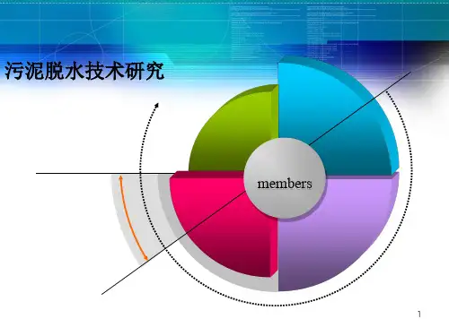 污泥脱水PPT演示课件
