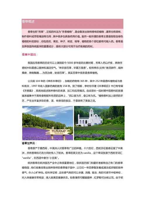 香草概述