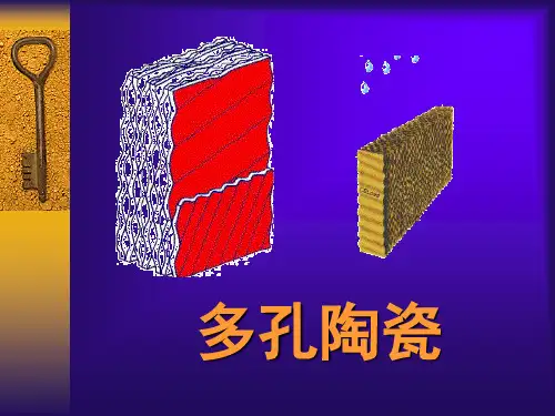 第十章 多孔陶瓷
