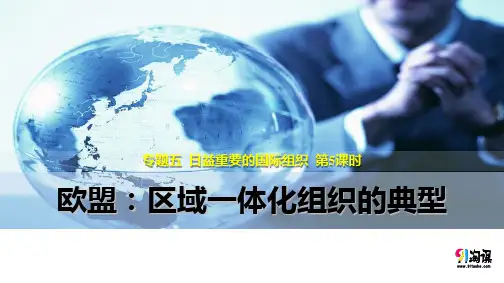 原创3：5.5 欧盟：区域一体化组织的典型