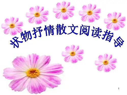 写景抒情散文阅读指导1PPT课件