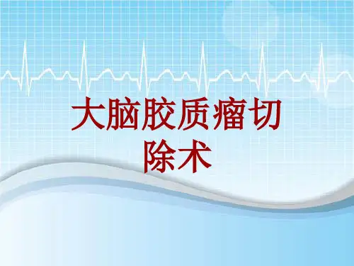 手术讲解模板：大脑胶质瘤切除术