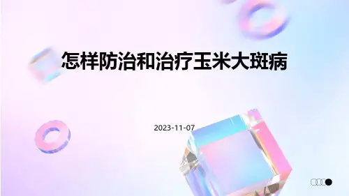 怎样防治和治疗玉米大斑病