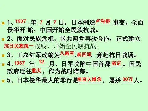 新第16课血肉筑长城课件