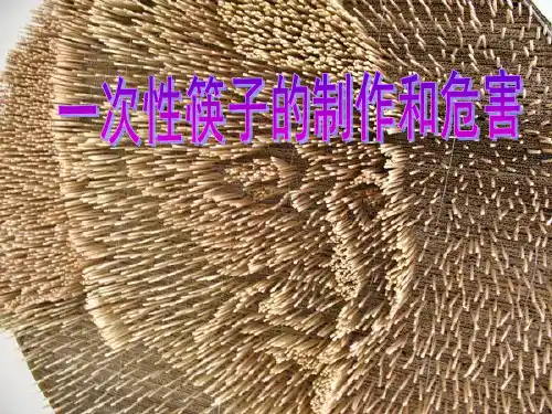 一次性筷子的制作和危害
