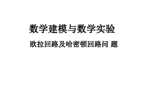 第19讲-欧拉回路及哈密顿回路PPT优秀课件