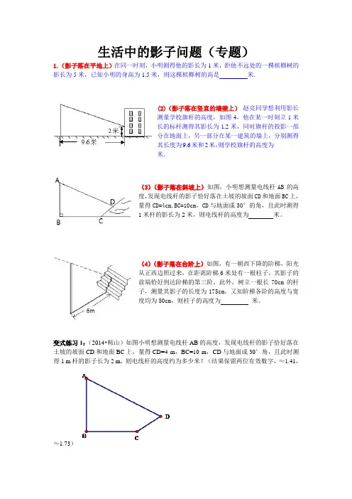 数学中的影子问题