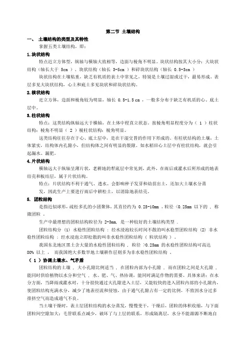 土壤结构