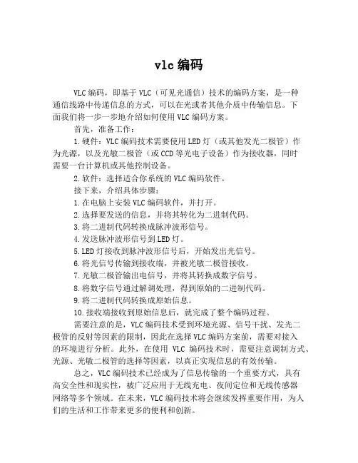 vlc编码