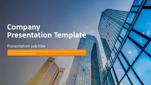 Company presentation template公司演示英文模板