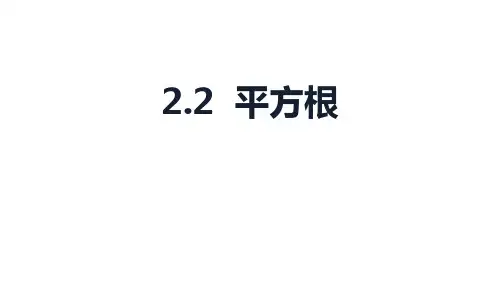 北师大版八年级数学上册 (平方根)实数教学课件