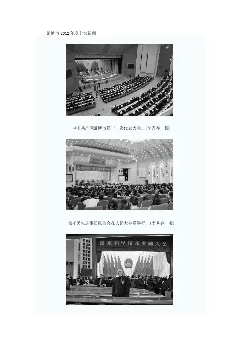 2012淄博十大新闻