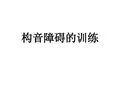 构音障碍的训练课件