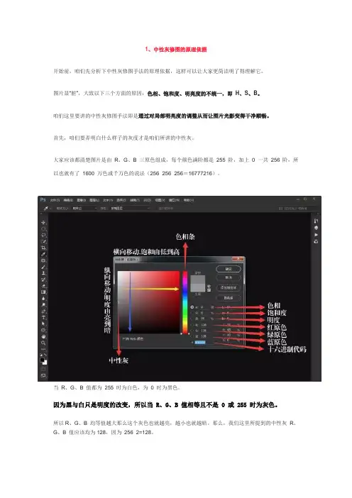 中性灰(双曲线)修图