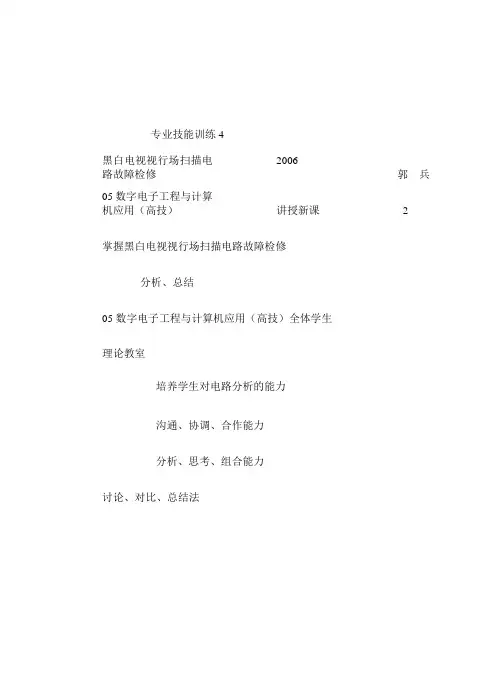 行场扫描故障检修4