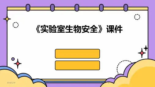 2024版《实验室生物安全》课件