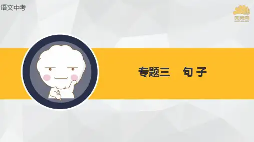 中考语文：《句子》专题复习教学课件1