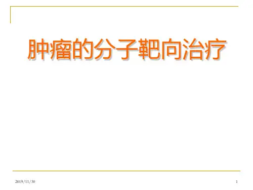 常见分子靶向药物治疗PPT课件