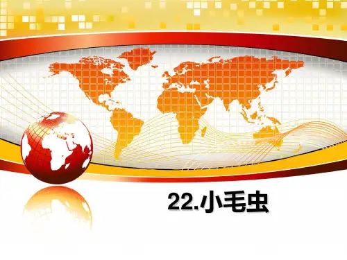 最新22.小毛虫教学讲义PPT