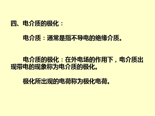 电介质的极化