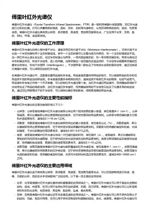 傅里叶红外光谱仪的