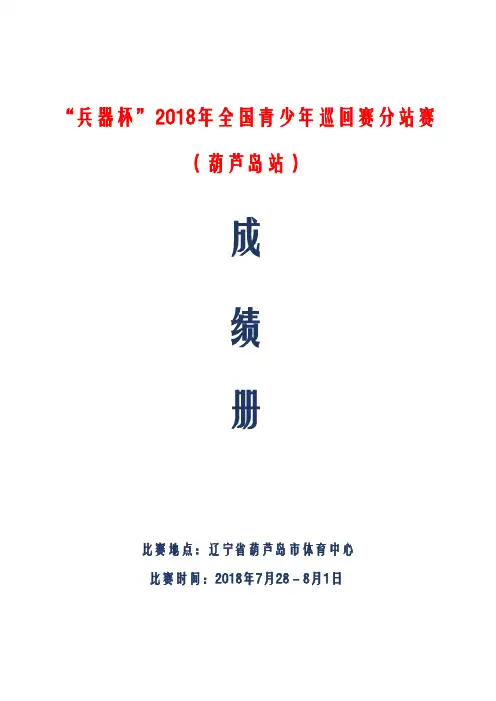 兵器杯2018年全国青少年巡回赛分站赛