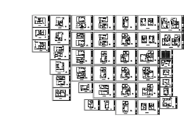 某住宅家用中央空调系统cad施工图