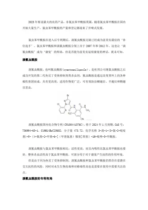 溴氰虫酰胺专利布局简析