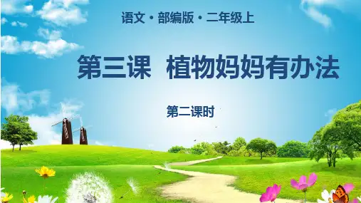 《植物妈妈有办法》PPT1