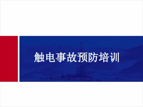 触电事故预防培训PPT课件