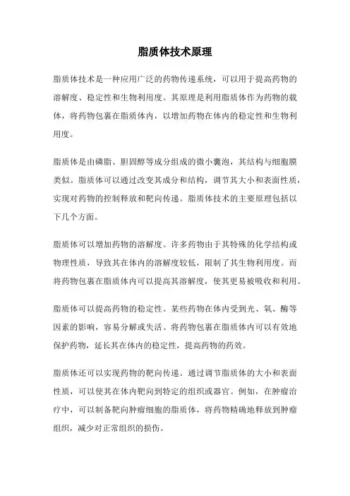 脂质体技术原理