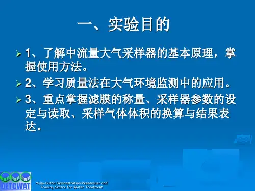 大气TSPPM10监测实验