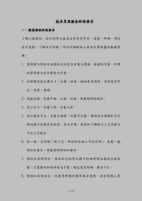 技术员工作流程图