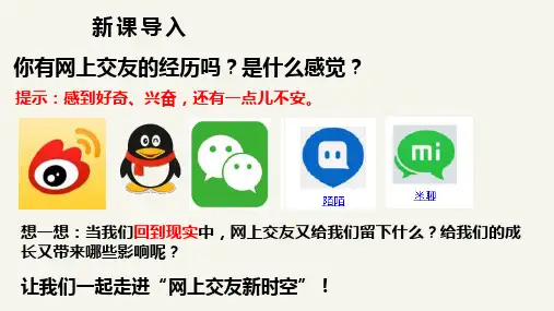 网上交友新时空 部编版道德与法治七年级上册 (10)
