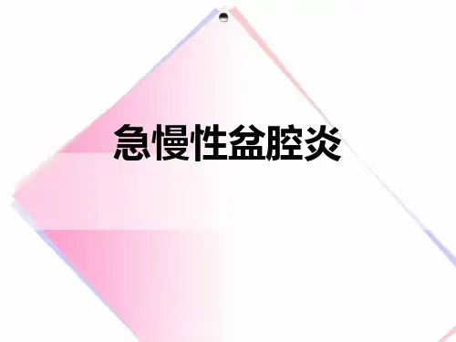 急慢性盆腔炎PPT课件