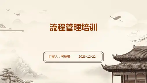 流程管理培训PPT课件