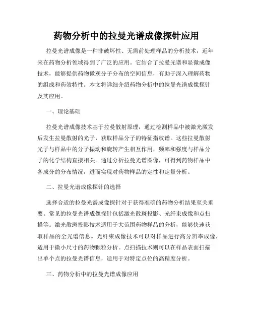 药物分析中的拉曼光谱成像探针应用