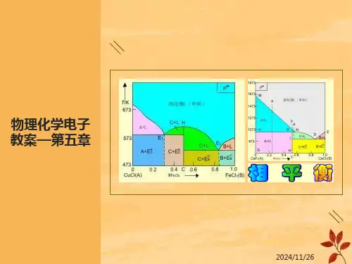 物理化学第五章相平衡