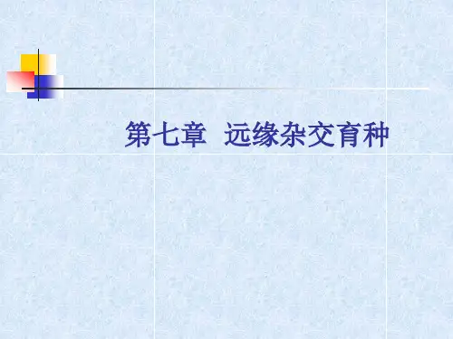 远缘杂交育种