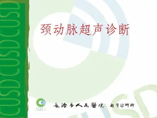 颈动脉超声检查PPT课件