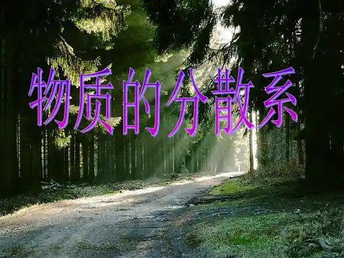 人教版化学必修一物质的分类 (演示课件)