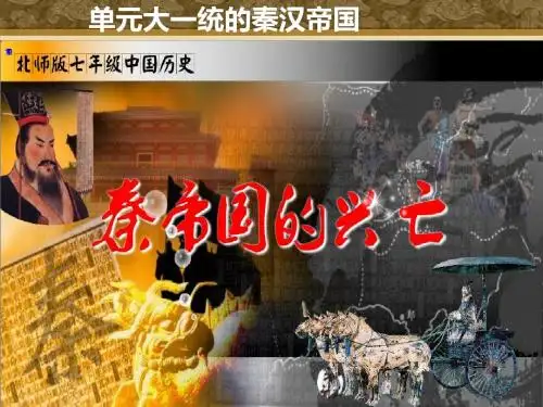 北师大版《秦帝国的兴亡》ppt实用课件14