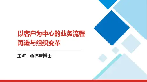 1：《以客户为中心的业务流程再造与组织变革》